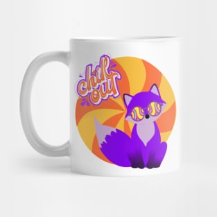 Groovy Kawaii Fox Mug